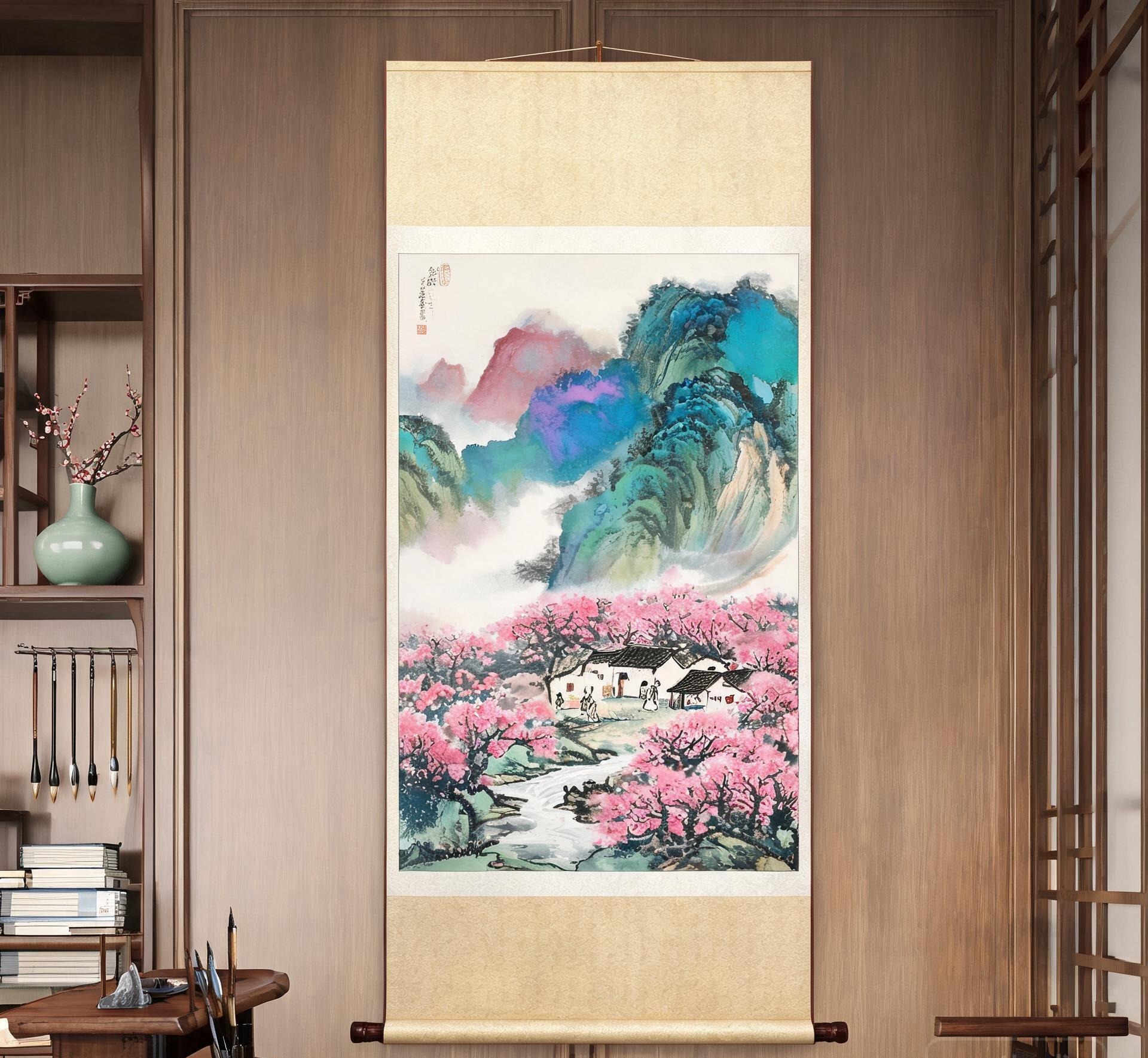 张大千《桃源图》